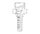 3/4 SWAGE TAIL X M26X1.5 (18L)