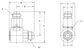1.1/16 " JIC M X 1.1/16 " JIC M 90 DEG SWVL 3000 PSI STL