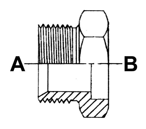1.1/4 BSPP X 1.1/4"SCH(42.2mmOD)T/W