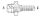 1/8 " NPT M X 1/4 " HT STR HOSE TAIL STL