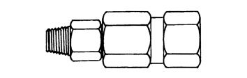 1/2" ADPTR SWVL STST