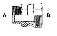 1/4" BSPP M X 7/16" JIC F STR ADPTR SWVL SC STST