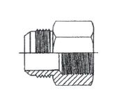 1.1/16" JIC M X 3/4" BSPP F STR ADPTR SC STST