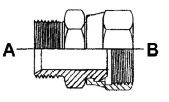 1" BSPP M X 1" BSPP F STR ADPTR SWVL SC STST