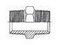 1.1/2" BSPT M X 2" BSPT M STR ADPTR STST