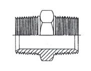 1.1/4" BSPT M X 1.1/4" BSPT M STR ADPTR STST