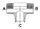 1.1/4" BSPP M X BSPP M X BSPT M TEE ST ADPTR STST
