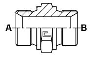 1/2" BSPP M X M22X1.5 METRIC M STR ADPTR SC STST
