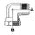 9/16" JIC M X 9/16" JIC F 90 DEG ELBOW ST ADPTR SWVL SC STST