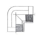 3/4" BSPP F X 3/4" BSPP F 90 DEG ELBOW ST ADPTR STST
