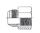 9/16" JIC M X 1/4" BSPP F STR ADPTR SC STST