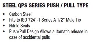 QRC PUSH/PULL FEMALE M18 METRIC