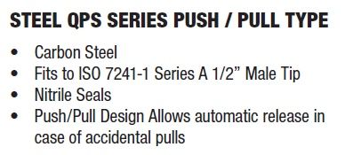 QRC PUSH/PULL FEMALE M22 METRIC