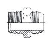 1/8" NPT M X 7/16" JIC M STR ADPTR STST