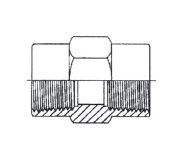 1.1/2" BSPT F X 1.1/2" BSPT F STR ADPTR STST
