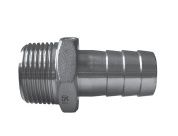 1.1/2 " BSPT M X 1.1/2 " HT STR LOW PRES. HOSE TAIL STST