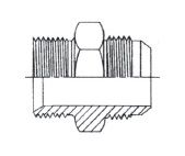 1/4" BSPP M X 1/2" JIC M STR ADPTR SC STST