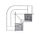 1" BSPP F X 1" BSPP F 90 DEG ELBOW ST ADPTR STST