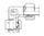 M16X1.5 METRIC M X M16X1.5 (8S) METRIC F 90 DEG ELBOW STL