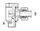 1.1/2" BSPP M X M52X2.0 (42L) METRIC M BANJO CPLG STL
