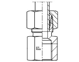 M12X1.5 METRIC F X M14X1.5 (6S) METRIC M STR CPLG STL