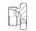 M30X2.0 (20S) METRIC M X 20MM TUBE OD BLANKING PLUG STL