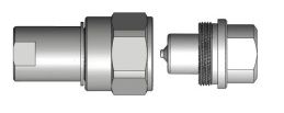 1/2 INTEVA TGW SERIES SCREW TYPE DUST PLUG