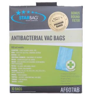 CLEANSTAR VACBAG AQUAVAC 700 ANTIBAC 10PK