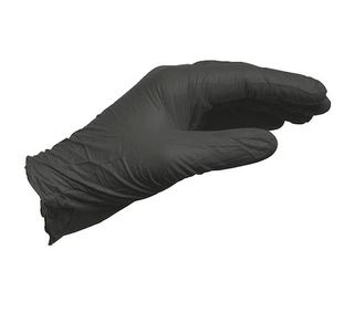 WURTH DISPOSABLE BLACK NITRILE GLOVES LGE