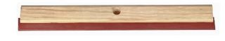 OATES RED RUBBER SQUEEGEE HEAD WITH WOODEN BACK 600mm 164807