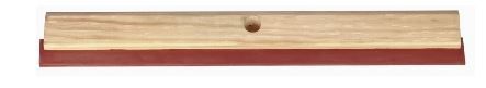 OATES RED RUBBER SQUEEGEE HEAD WITH WOODEN BACK 600mm 164807