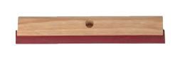 OATES RED RUBBER SQUEEGEE HEAD WITH WOODEN BACK 450mm 164805