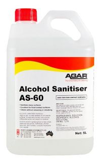 AGAR ALCOHOL SANITISER AS-60 5L