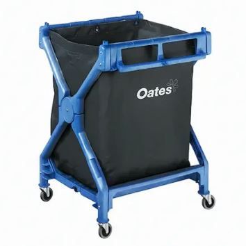 OATES JANITOR SCISSOR TROLLEY PLASTIC WITH BAG 165521