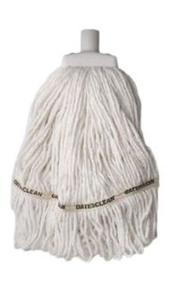 OATES DURACLEAN HOSPITAL LAUNDER ROUND MOP REFILL 350G WHITE 165929