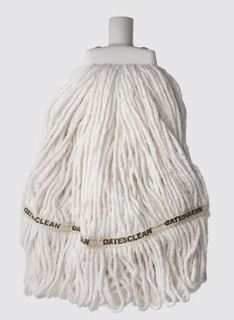 OATES DURACLEAN HOSPITAL LAUNDER ROUND MOP REFILL 350G WHITE 165929