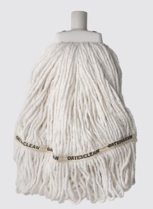 OATES DURACLEAN HOSPITAL LAUNDER ROUND MOP REFILL 350G WHITE 165929