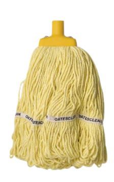 OATES DURACLEAN HOSPITAL LAUNDER ROUND MOP REFILL 350G YELLOW 165930