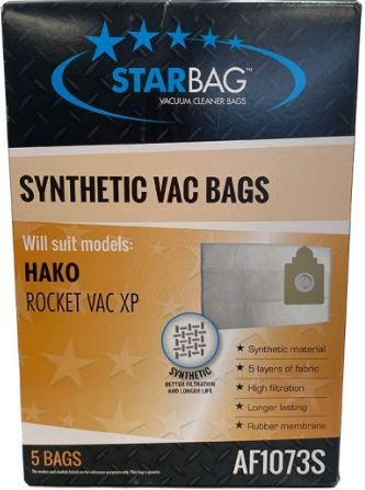 CLEANSTAR VACBAG NEW ROCKETVAC XP SYNTHETIC 5PK