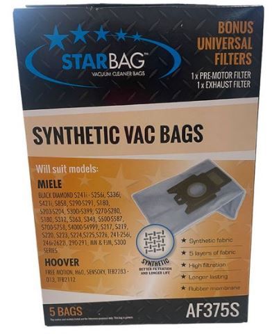 CLEANSTAR VACBAG MIELE S247 SYNTHETIC & COMPACT C2