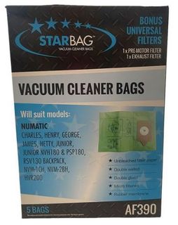 CLEANSTAR VACBAG NUMATIC HENRY (VS68) 5PK