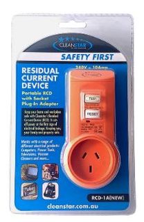 CLEANSTAR RESIDUAL CURRENT DEVICE WITH SOCKET