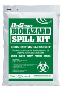 ENVIROSMART BIOHAZARD SINGLE USE SPILL KIT