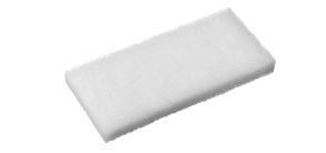 EAGER BEAVER SCRUB PAD WHITE  165348