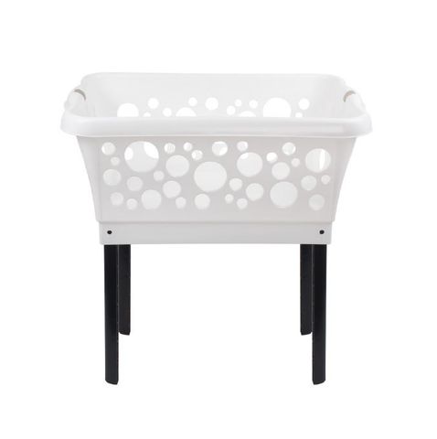 WHITE MAGIC LAUNDRY BASKET- WHITE
