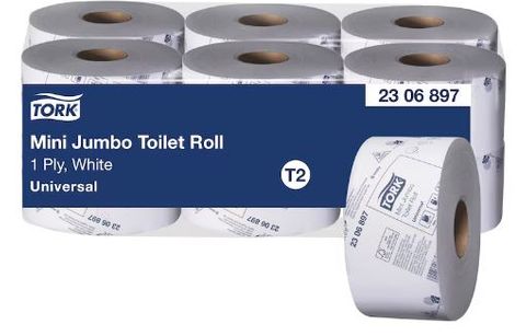 TORK T2 UNIVERSAL 1PLY 400MTR MINI JUMBO