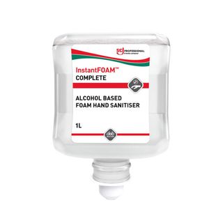 DEB INSTANT FOAM SANITISER KILLS 99.999% OF BACTERIA 1LT
