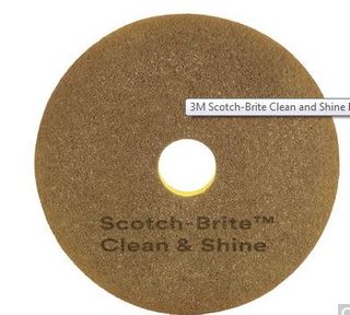 3M SCOTCH-BRITE CLEAN & SHINE PAD 350MM 7100148038