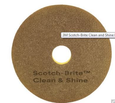 3M SCOTCH-BRITE CLEAN & SHINE PAD 425MM 7100148018