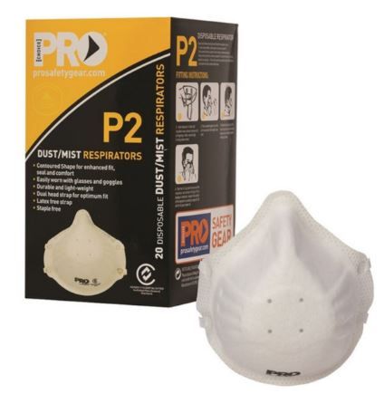 P2 RESPIRATOR DUST MASK BOX 20
